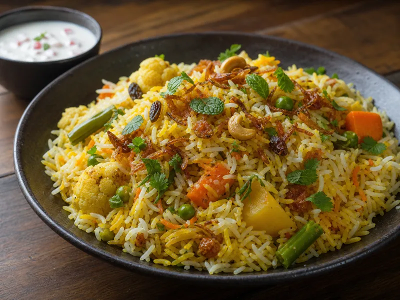 Danie Biryani warzywne