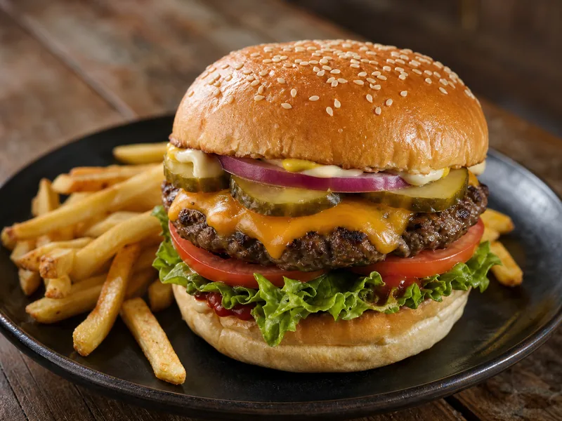 Danie burger wołowy