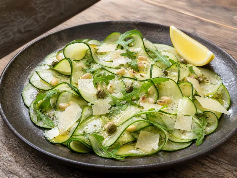 Danie Carpaccio z cukinii