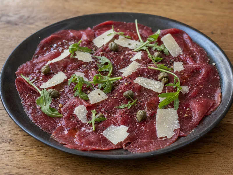 Danie Carpaccio z jelenia