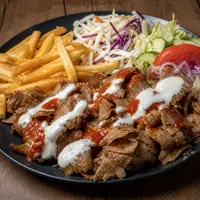 Danie Kebab na talerzu