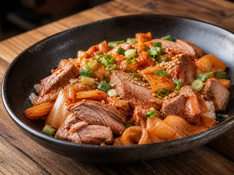 Danie Kimchi z kaczką
