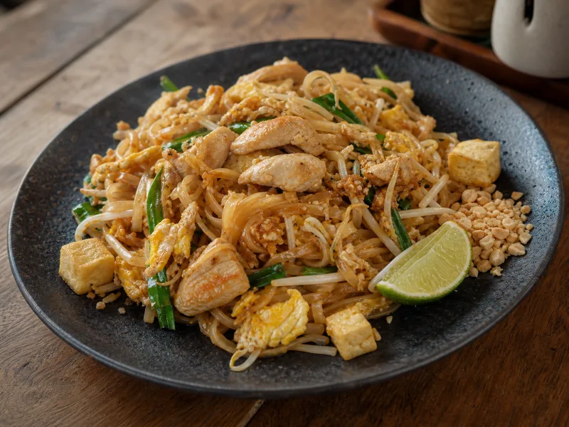 Danie Pad Thai z kurczakiem