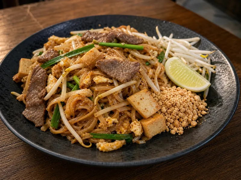 Danie Pad Thai z wołowiną