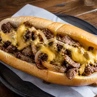 Danie Philly cheesesteak