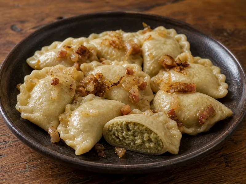 Danie Pierogi z bobem