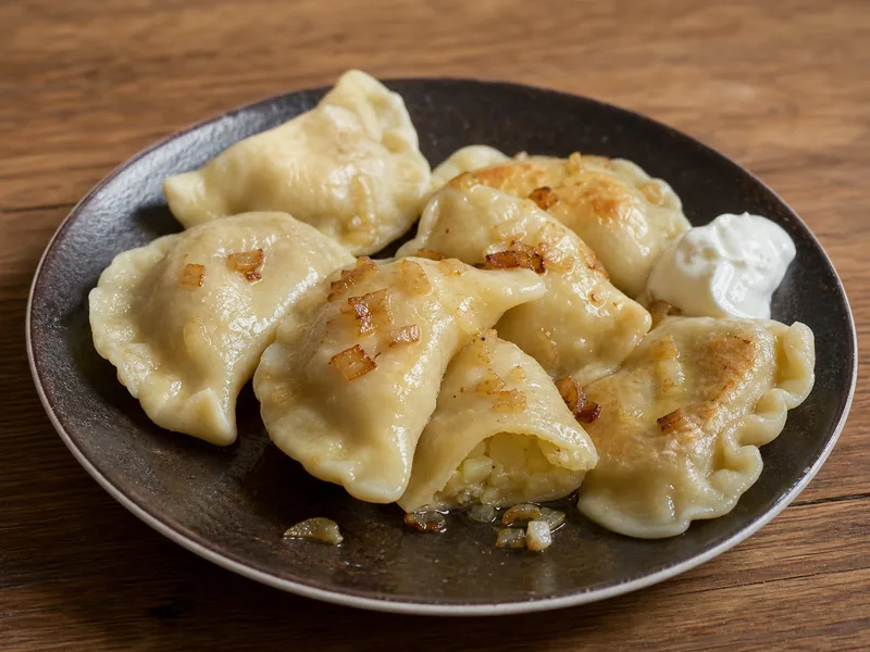 Danie Pierogi z ziemniakami