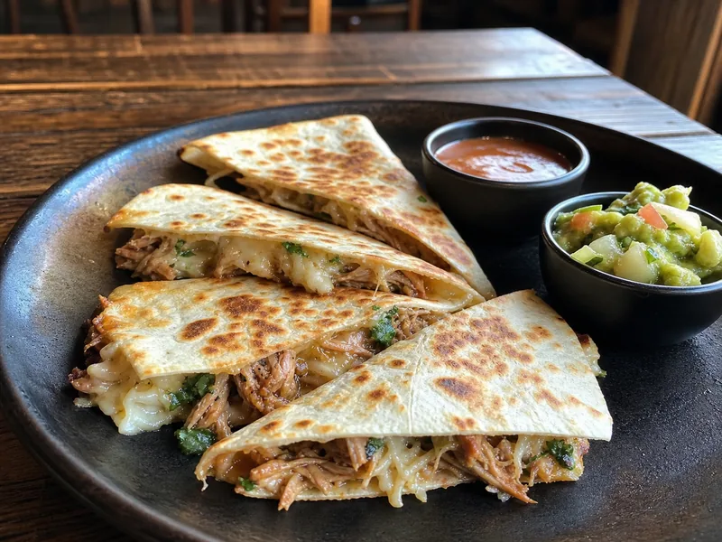 Danie Quesadilla z wieprzowiną