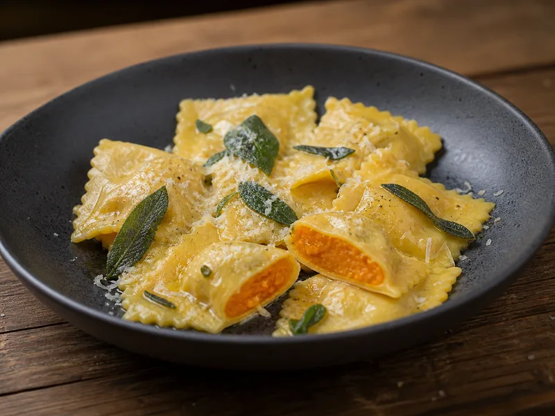 Danie Ravioli z dynią