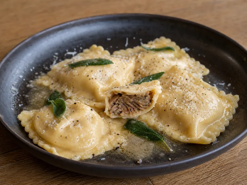 Danie Ravioloni z kaczką