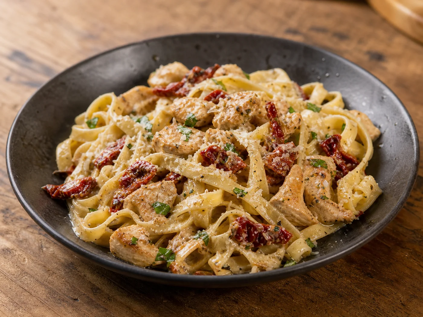 Danie Tagliatelle con Pollo e Pomodori Secchi