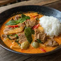 Danie Tajskie curry z wołowiną