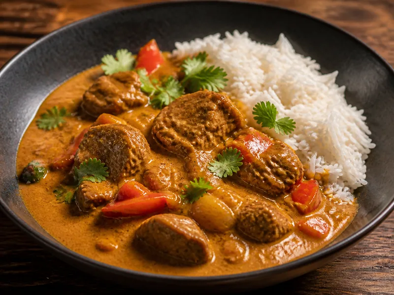 Danie Wołowina w sosie curry