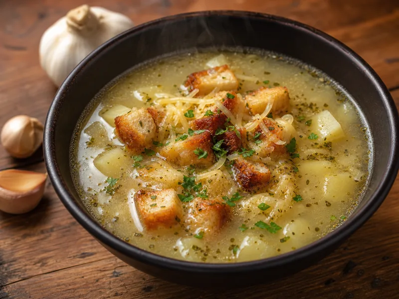 Danie Zupa czosnkowa
